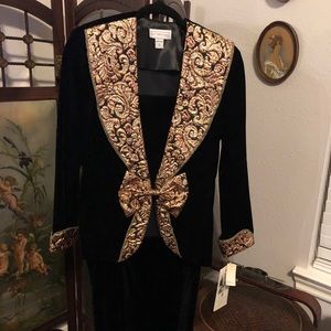 Awesome Vintage Scott McClintock Velvet Two Piece